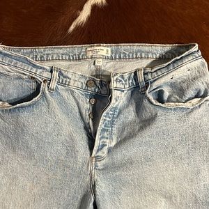 Abercrombie Curve Love Jeans - Baggy Low Rise Jeans